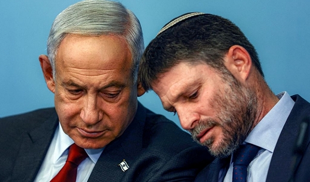 رئيس الوزراء بنيامين نتنياهو ووزير المالية بتسلئيل سموترتش - حقوق النشر لـ Getty Images